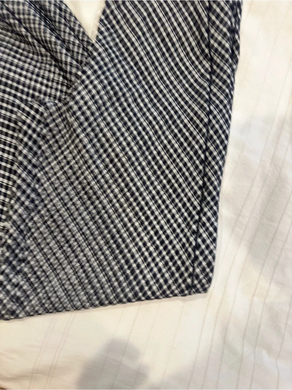 Spanx Black & White Checkered Dress Pants